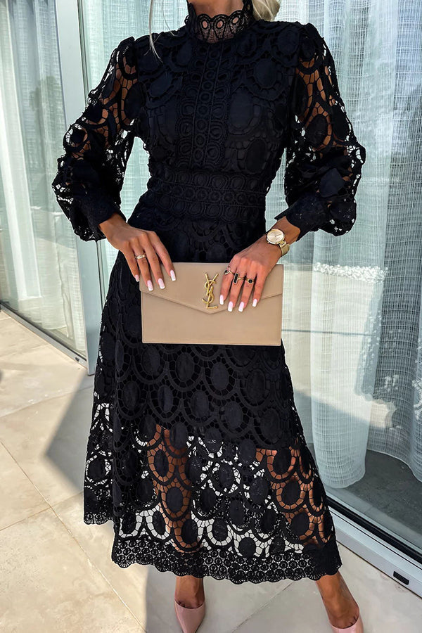 ROSHEL - ELEGANT LACE DRESS